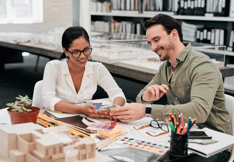 A Designer On A Desk
